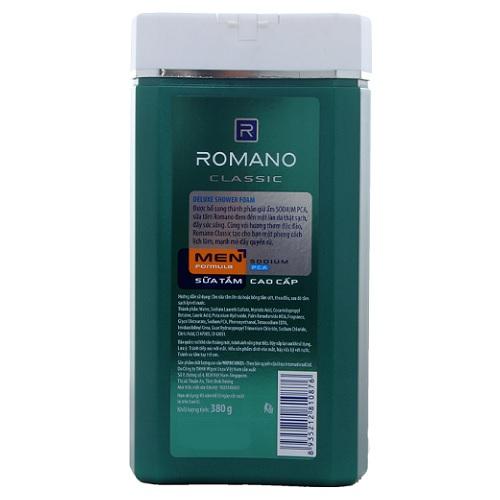 Sữa tắm dưỡng ẩm cao cấp Romano Classic 380g