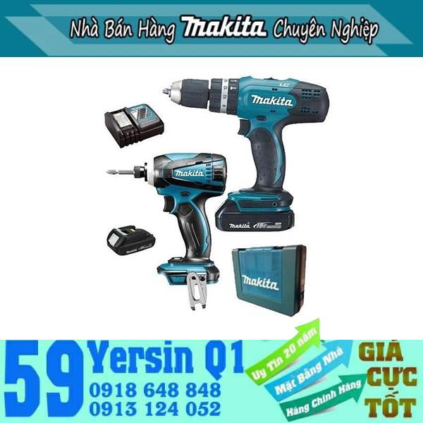 Bộ máy khoan bắt vít dùng PIN Makita DLX2022