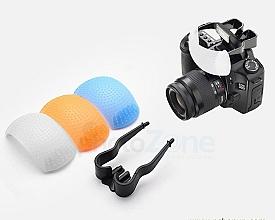 [HCM]Bộ tản sáng 3 màu cho đèn flash cóc