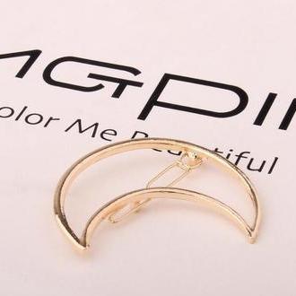 [HCM]Kẹp tóc hình mặt trăng thời thượng