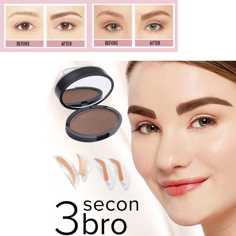 [HCM]Bộ khuôn tạo kiểu lông mày 3 Second