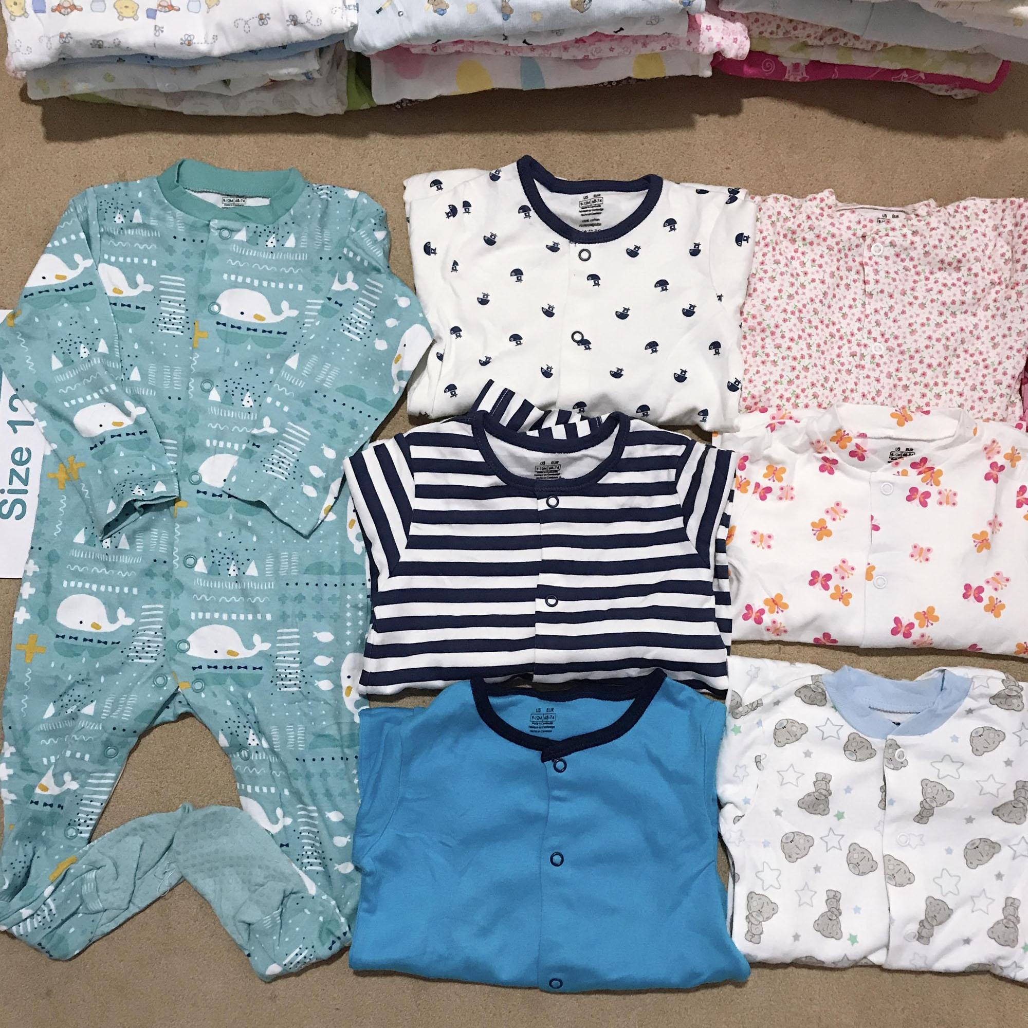 Combo 3 Bodysuit liền vớ Geogre cho BÉ TRAI 3-9M (giao ngẫu nhiên)