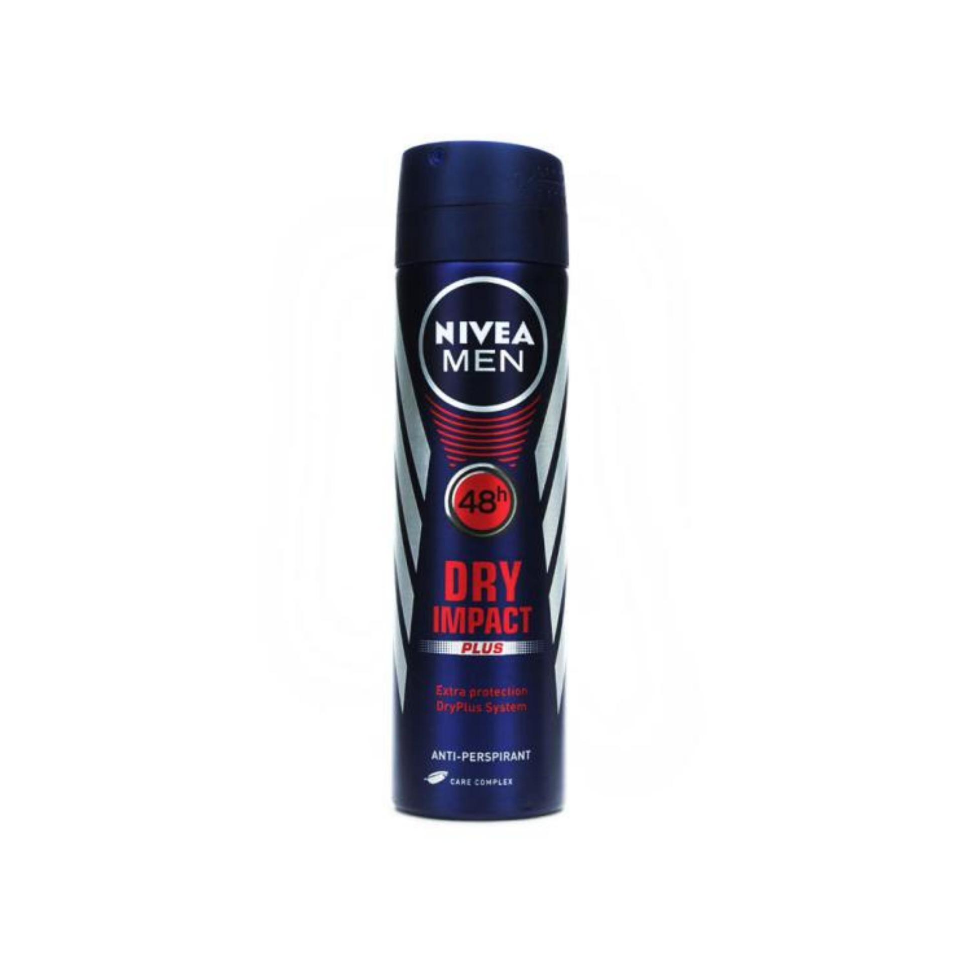Xịt Khử Mùi 48h Nivea Men Dry Impact 150ml