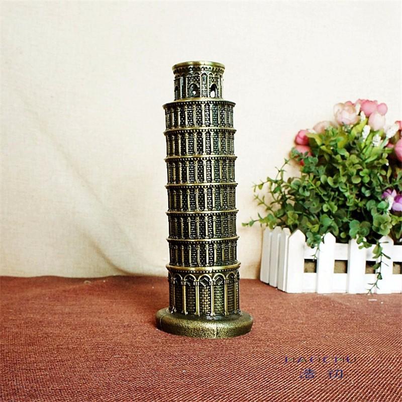 [HCM]Mô hình tháp nghiêng Pisa V.2 cao 20 cm (màu vàng rêu)