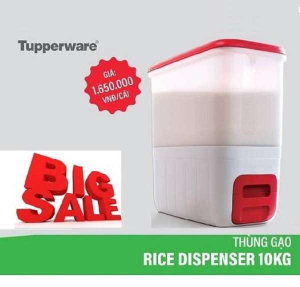 Thùng Gạo thông minh Rice Dispenser Tupperware