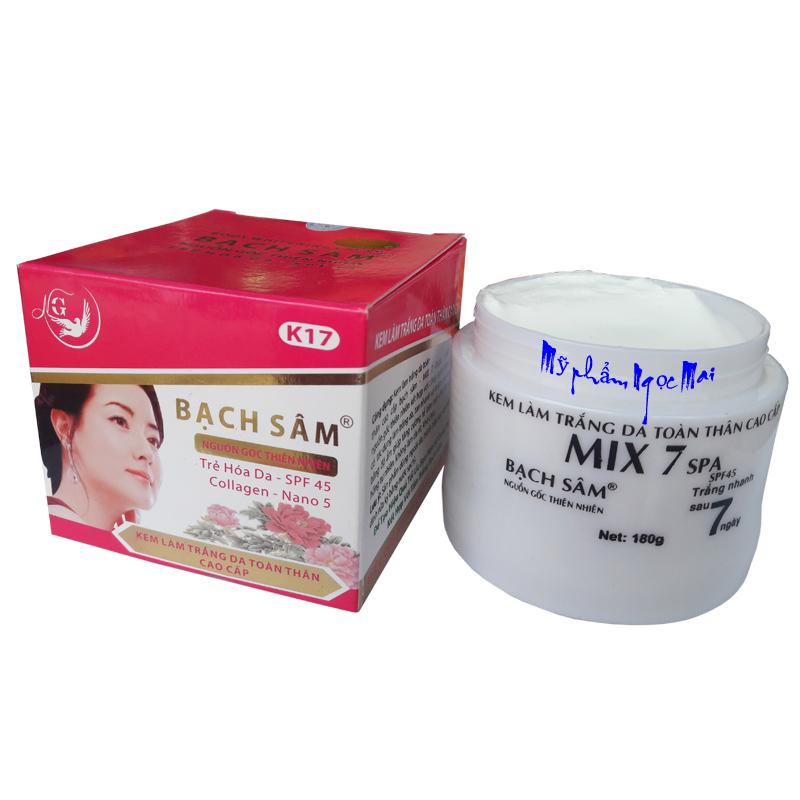 Kem làm trắng da toàn thân cao cấp Bạch Sâm K-17