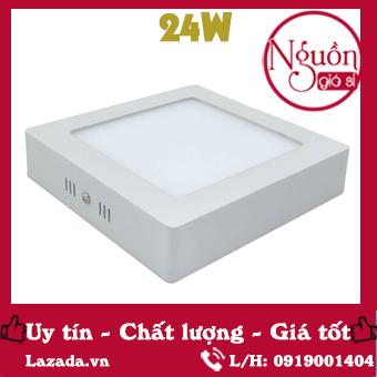 [HCM]Đèn Led Ốp Trần nổi 24W Vuông