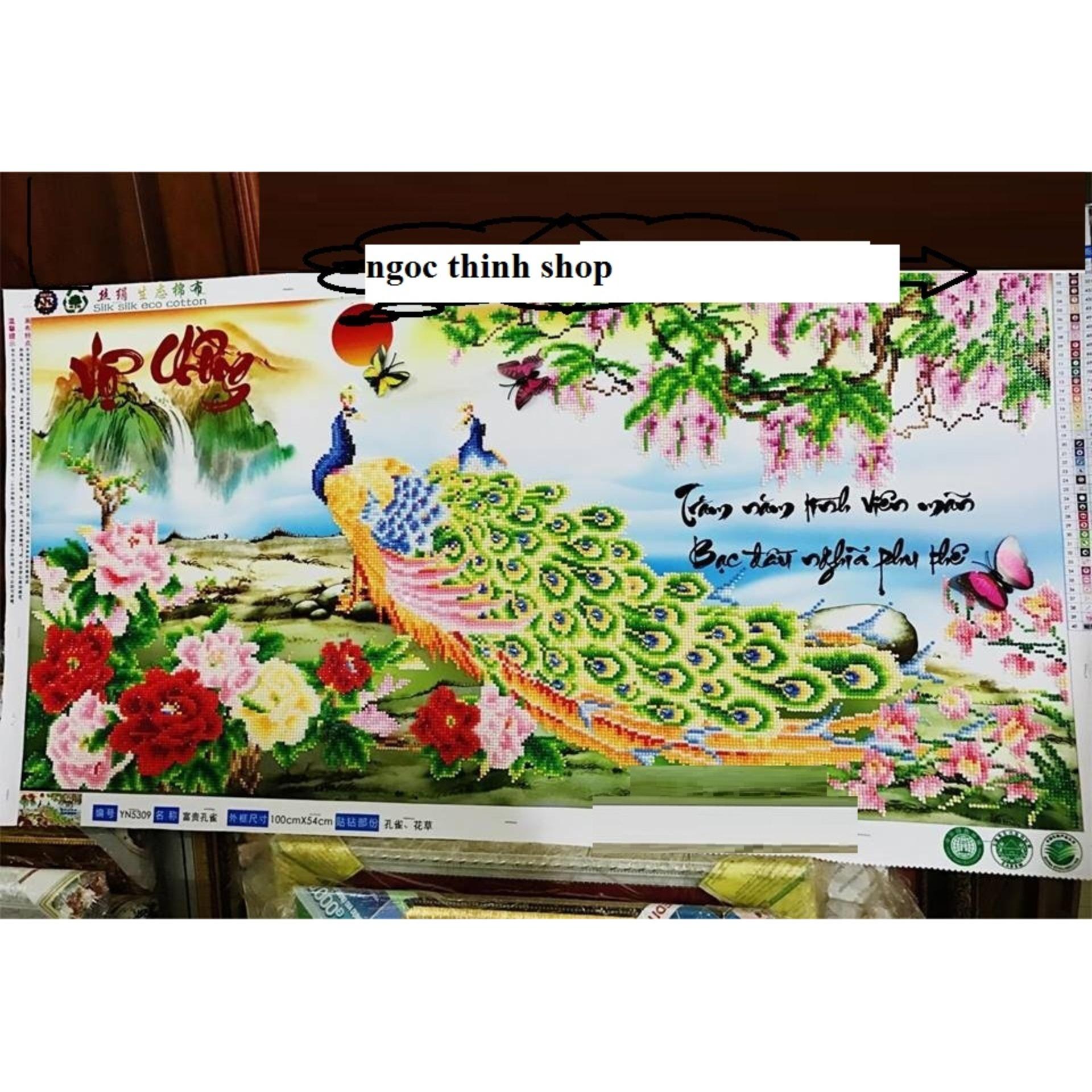 X8121-Tranh thêu chữ thập vợ chồng