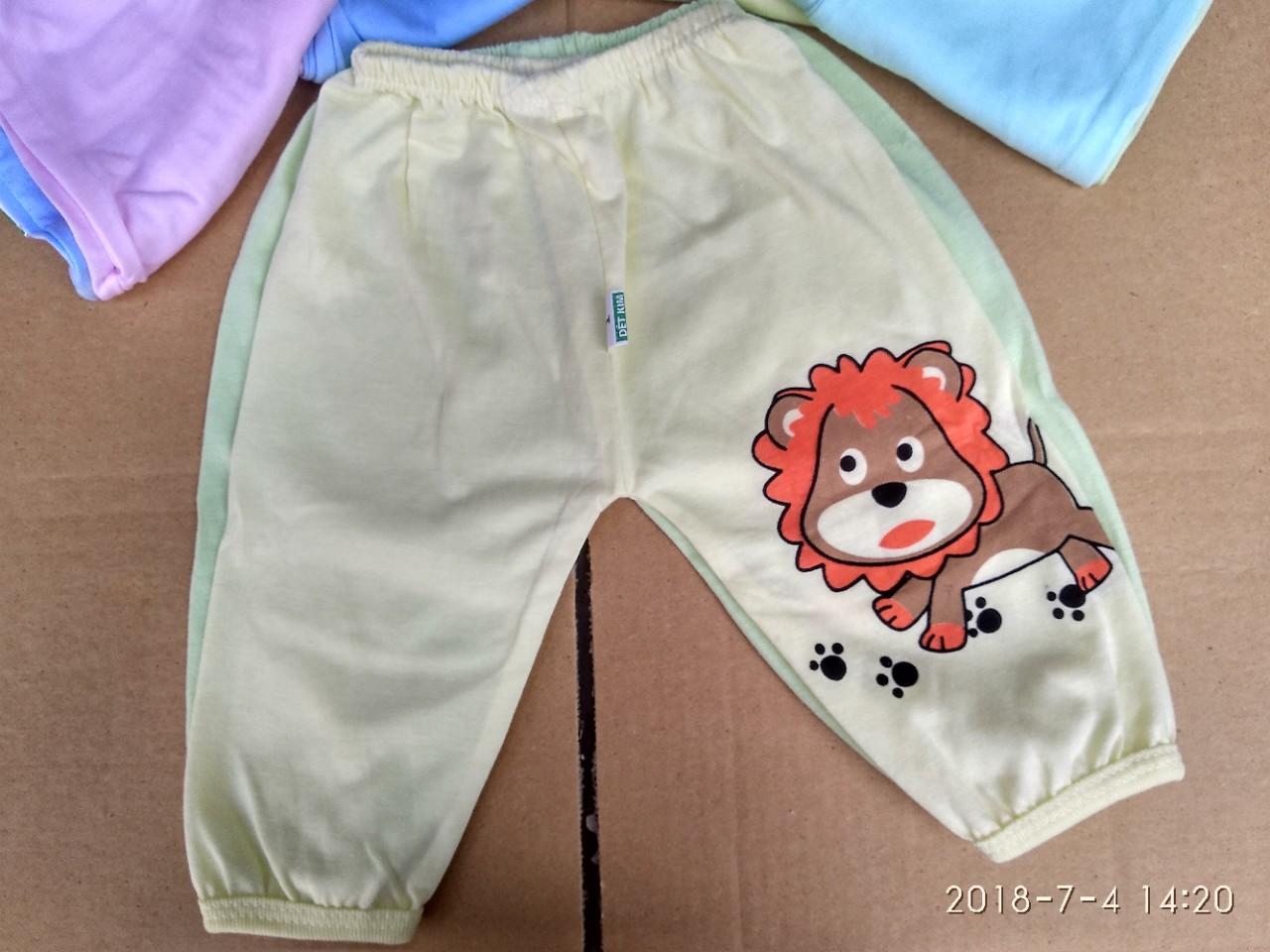 Combo 10 quần dài sơ sinh cho bé (5 quần size 1 + 5 quần size 2)