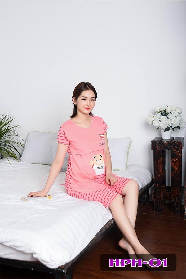 Bộ đồ bầu và sau sinh Happy đủ size (50-90kg)- 100% cotton