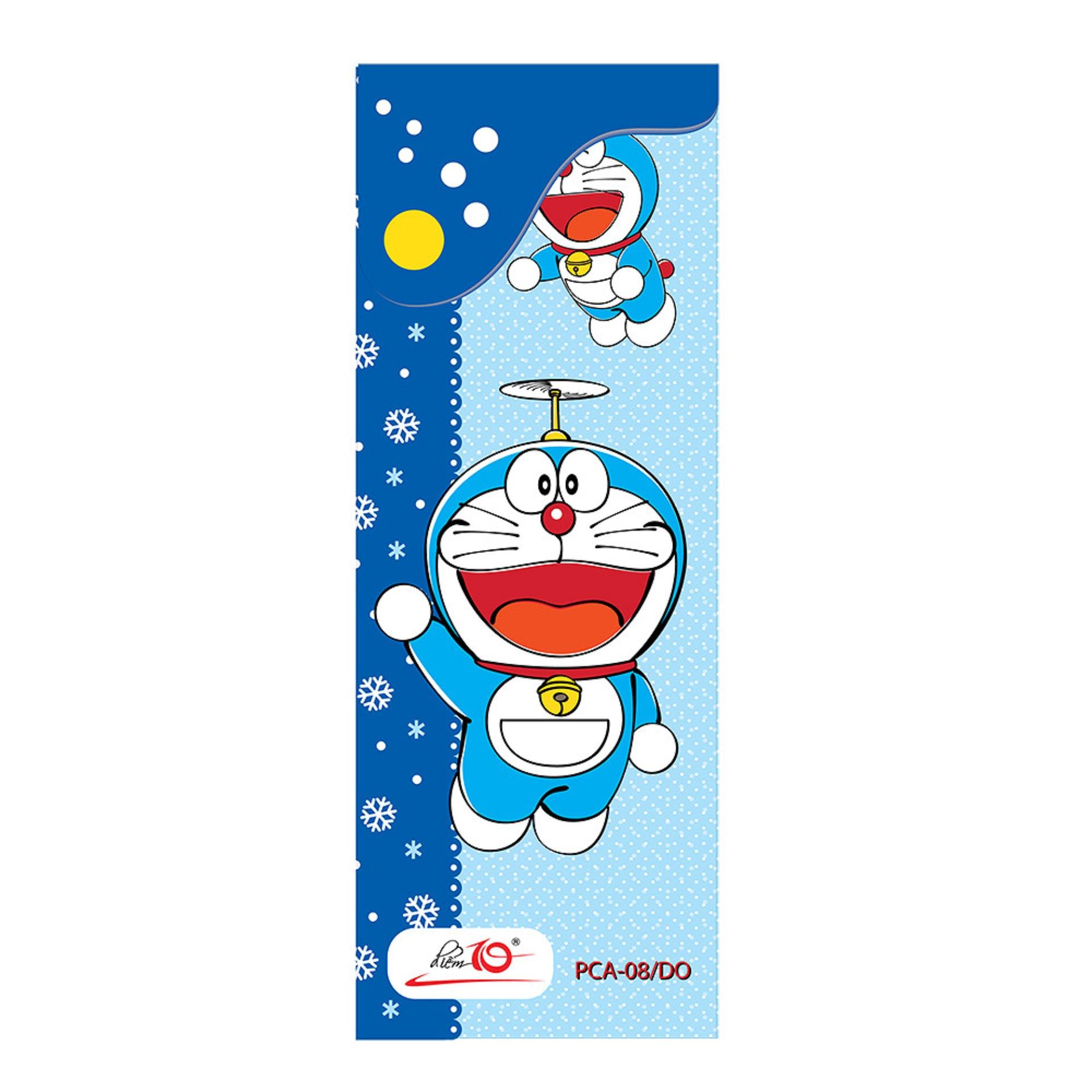 [HCM]BỘ 2 CÁI HỘP BÚT THIÊN LONG DOREMON PCA-08