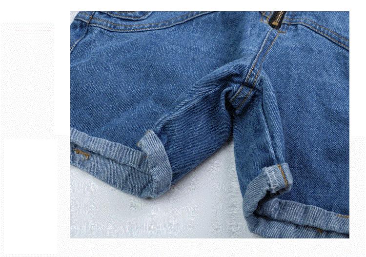 Quần yếm hè jeans cho bé gái