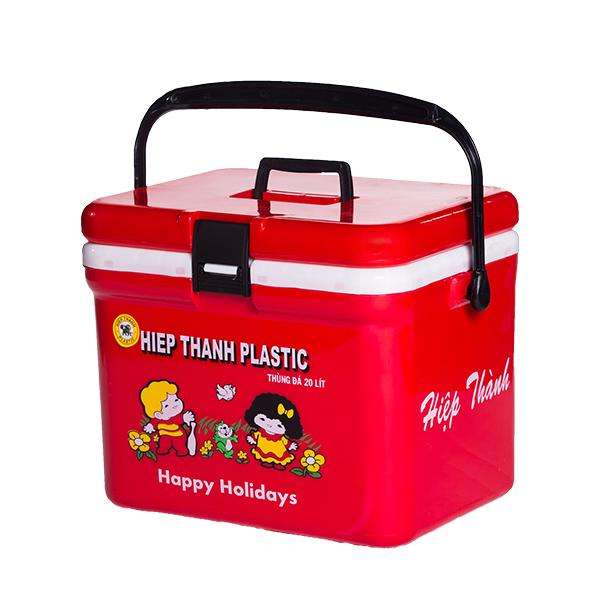 Thùng đá vuông Hiệp Thành Plastic 20 lít (Màu ngẫu nhiên)