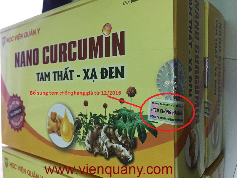 Nano Curcumin - Tam Thất - Xạ Đen