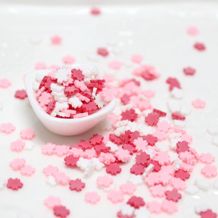 100g cốm trộn trang trí slime - cốm hoa sakura
