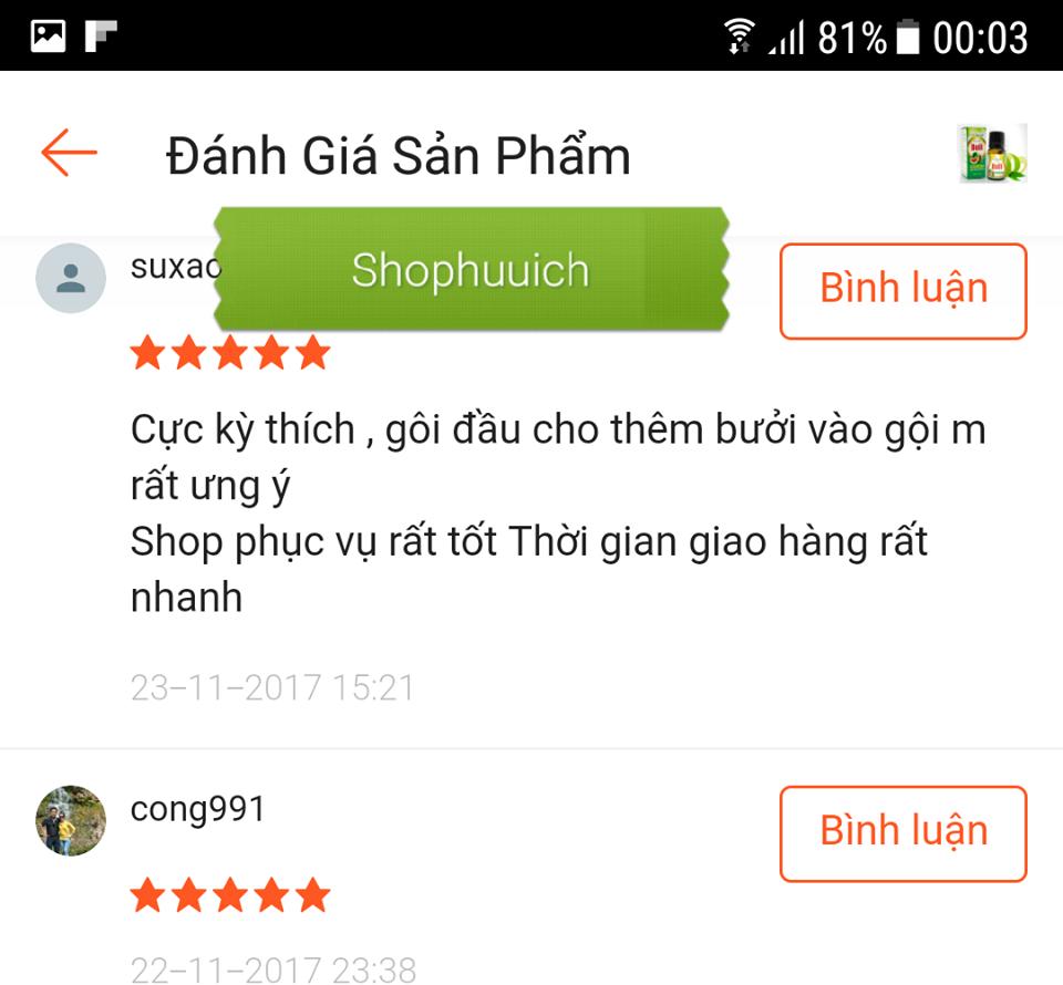 [HCM]Tinh dầu Bưởi nguyên chất 10ml
