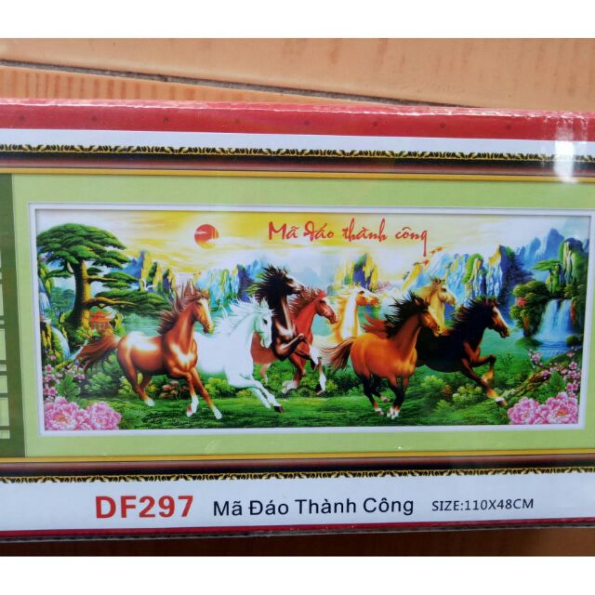 Tranh đính đá mã đáo thành công-DF297-Ngọc Thịnh