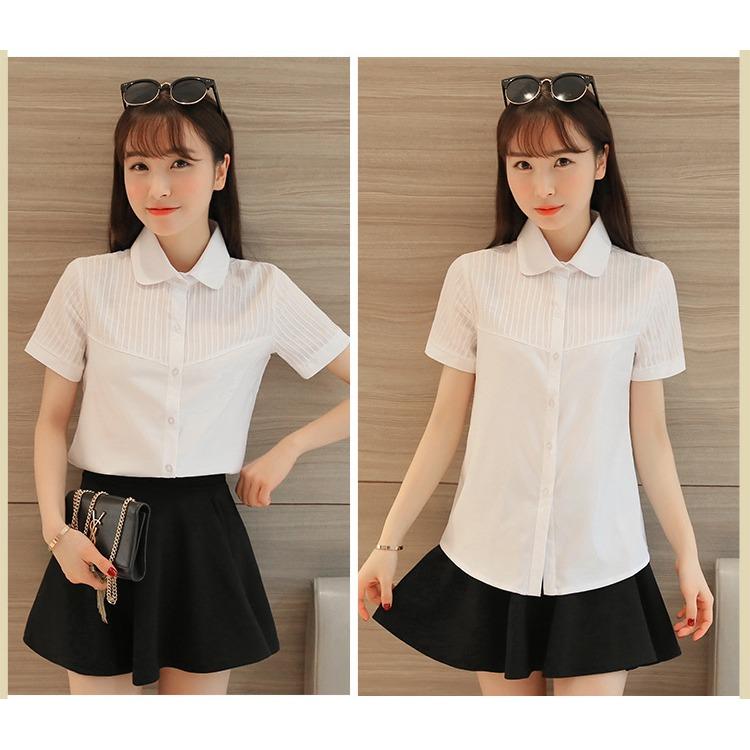 [HCM]Áo sơ mi nữ tay ngắn công sở AN01