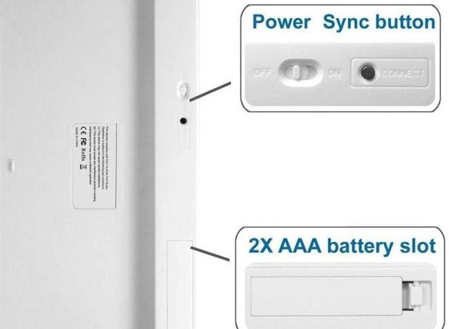 [Mới] Bàn phím bluetooth mini BK3001BA (Trắng) 1000001309