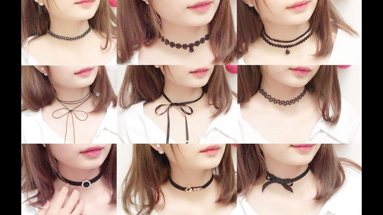 Bộ 12 vòng cổ choker