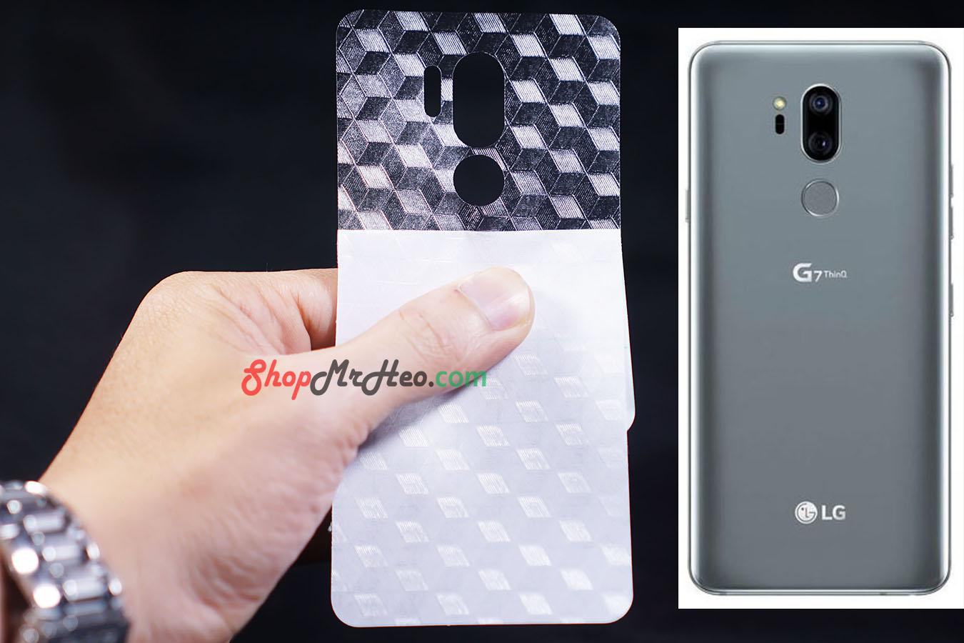 [HCM]Bộ 3 Skin Dán Mặt Lưng LG G7 ThinQ