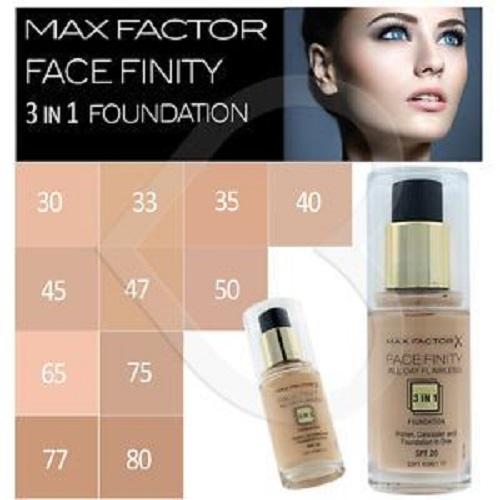 [HCM]Kem nền MAX FACTOR FACEFINITY 3in1 Light invory 40 không trôi