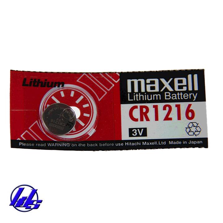 Pin CR1216 Maxell  Lithium 3V - Vỉ 5 viên