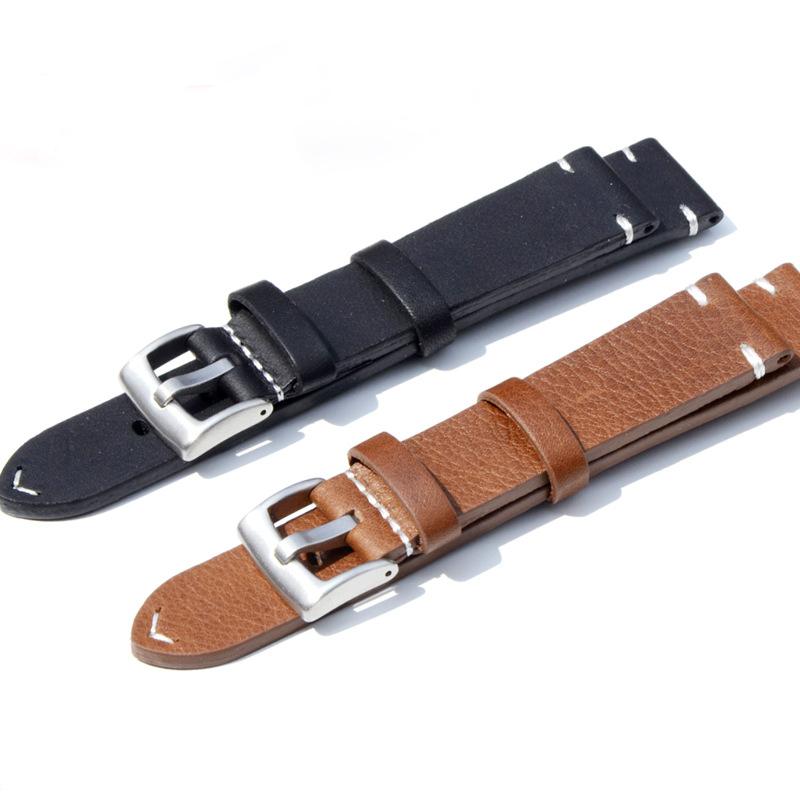  Dây da bò thật 2 mặt kiểu minimalist TIK017 
