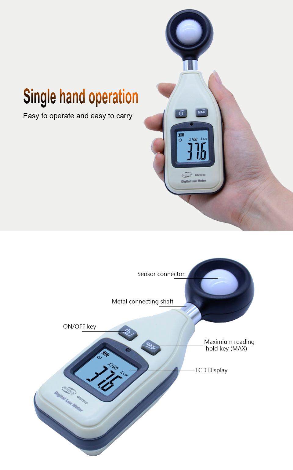 Máy đo cường độ ánh sáng Benetech GM1010