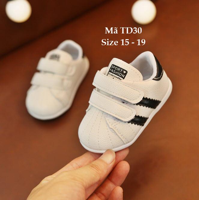 Giày tập đi cho bé trai và bé gái 0 - 18 tháng td30