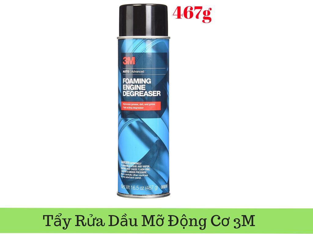 [HCM]Dung Dịch Tẩy Rửa Dầu Mỡ Động Cơ 3M Foaming Engine Degreaser 08899 467g