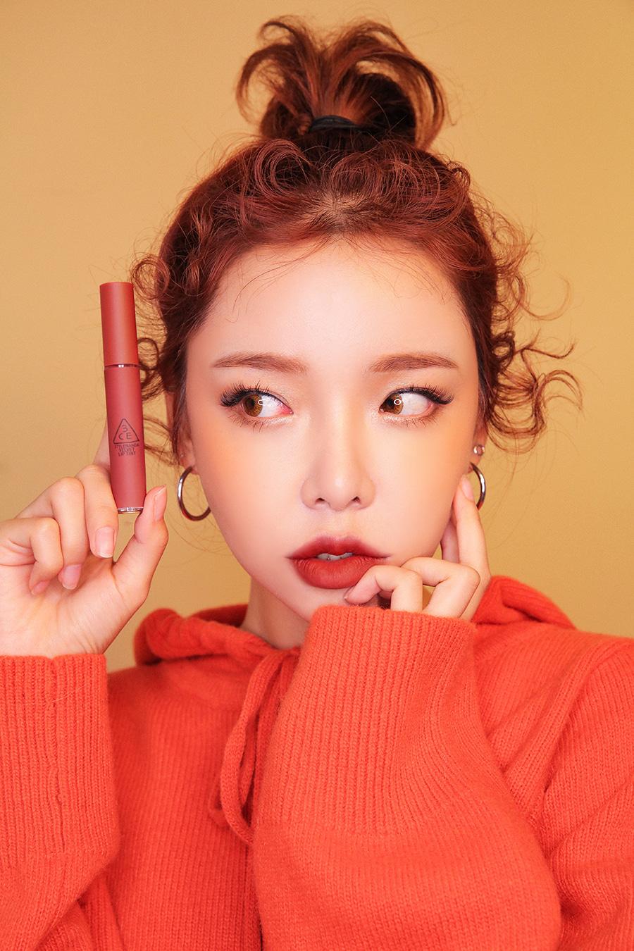 Son kem lì 3CE Velvet Lip Tint #Daffodil (Đỏ đất)