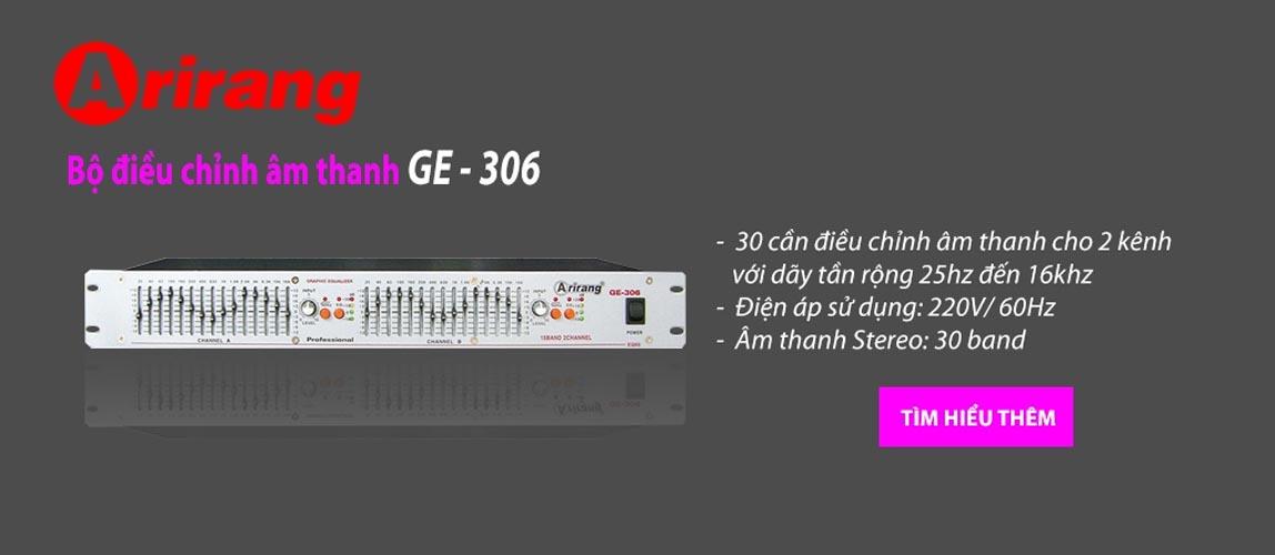 Bộ điều chỉnh lọc âm Arirang GE-306