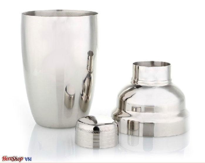 Bình Lắc Cocktail Shaker 530ml Inox Dày Pha Chế Trà Sữa , Cocktail , Cafe