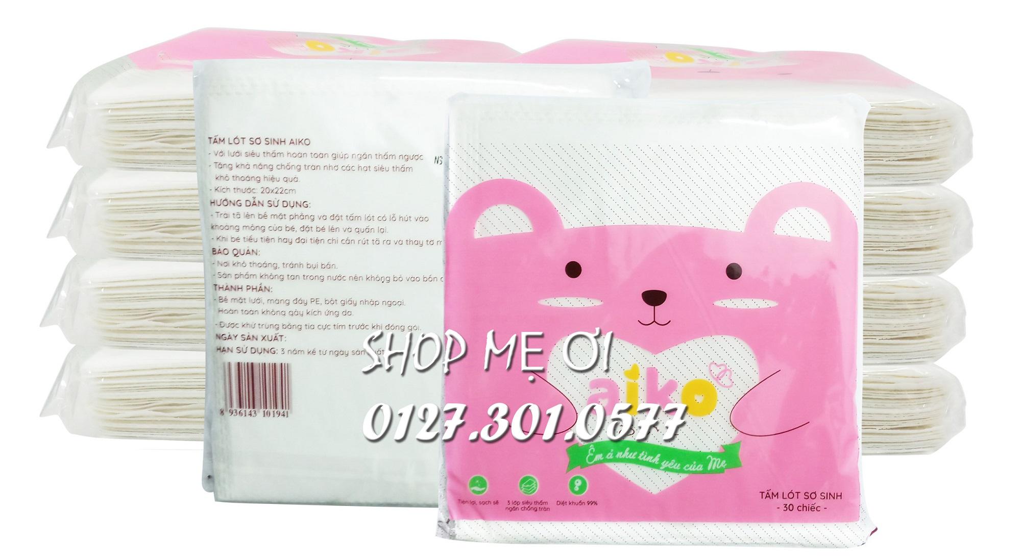 [COMBO 10 TÚI] TẤM LÓT PHÂN XU CAO CẤP AIKO 30 TỜ/TÚI