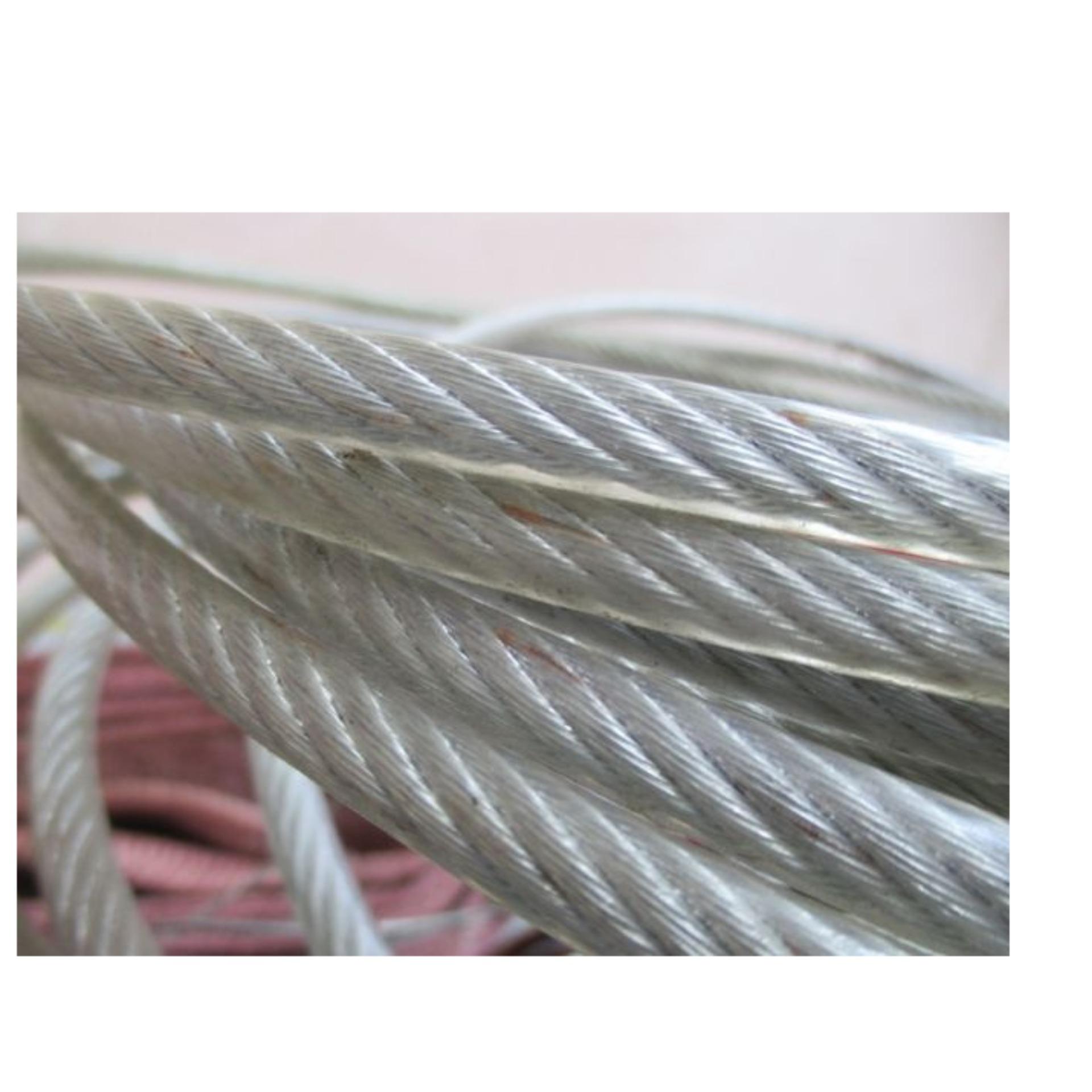 Dây cáp bọc nhựa lõi thép 1m