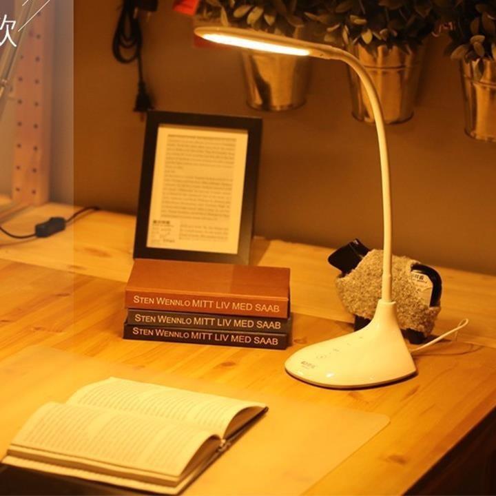 Đèn LED để bàn làm việc, học tập chống cận, chống lóa 3 màu Kamisafe KM-S052