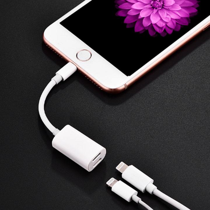 Cáp chia cổng Lightning 1 ra 2 cho Ip 7, 8