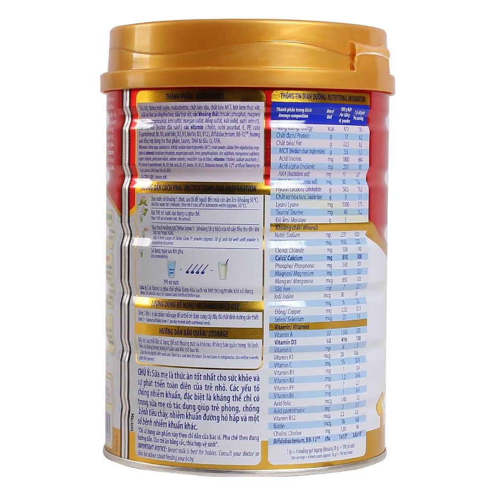 Sữa Vinamilk Dielac Grow 1+ 900g (hộp thiếc)