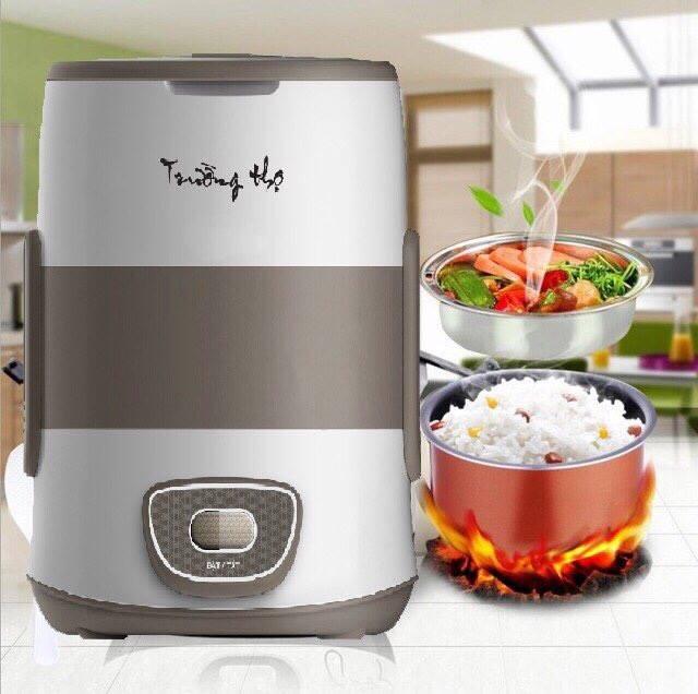 [HCM]Hộp cơm điện 3 tầng Trường Thọ BA 2019A Den (Đen)