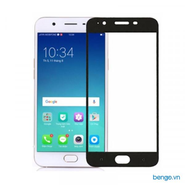 Miếng dán cường lực full màn cho Oppo F1s (Đen)