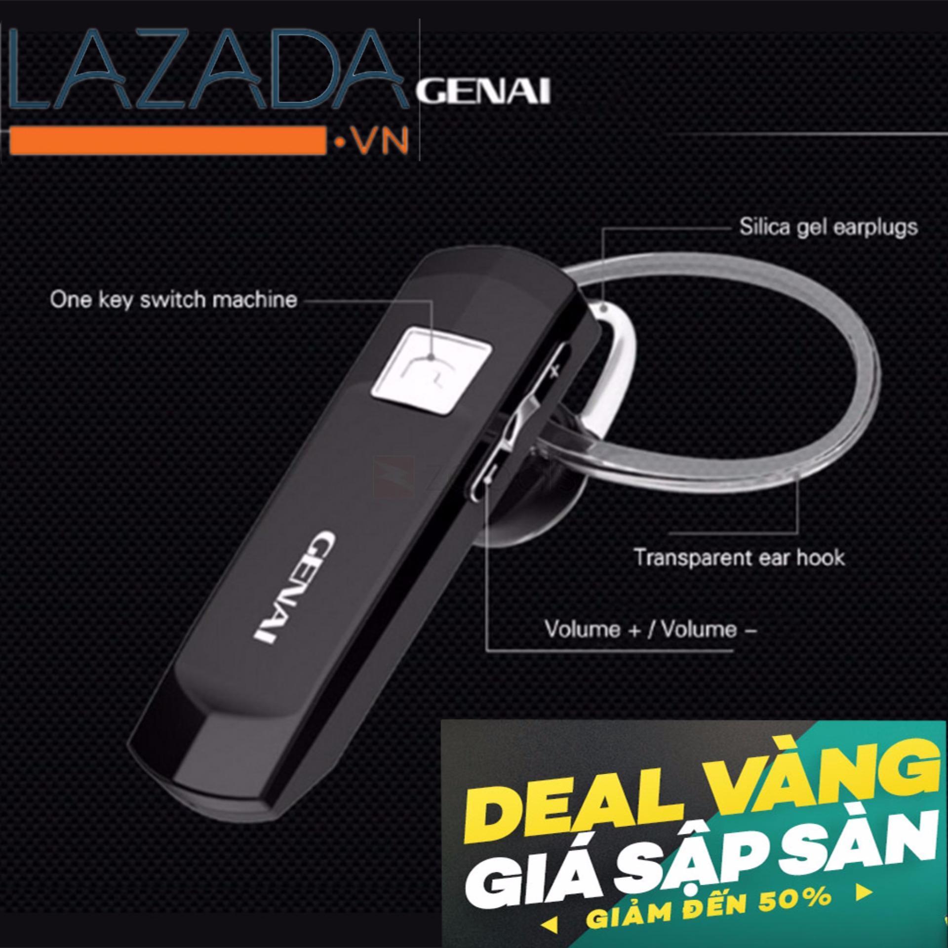 Tai nghe Bluetooth GENAI Blue 1 với Công nghệ đa điểm Kết nối với thiết bị Bluetooth không giới hạn khoảng cách