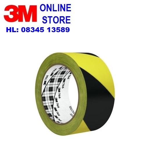 BĂNG KEO DÁN NỀN SỌC VÀNG-ĐEN 3M 766