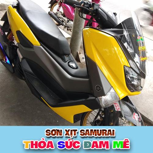 Sơn samurai vàng Ngọc trai - Chai sơn màu vàng H163P sơn xịt samurai