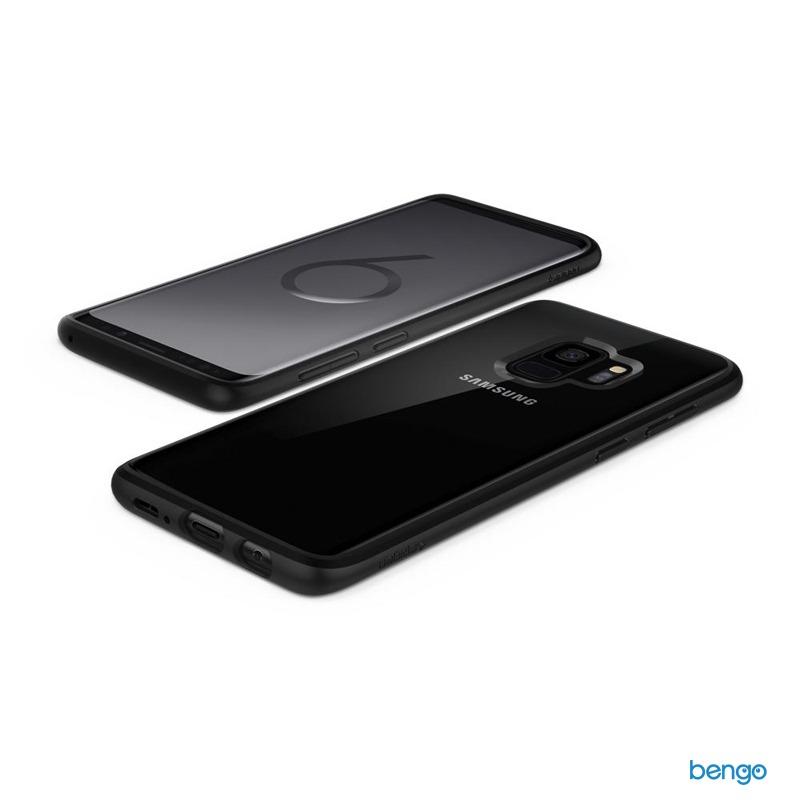 Ốp lưng Samsung Galaxy S9 SPIGEN Ultra Hybrid - Matte Black