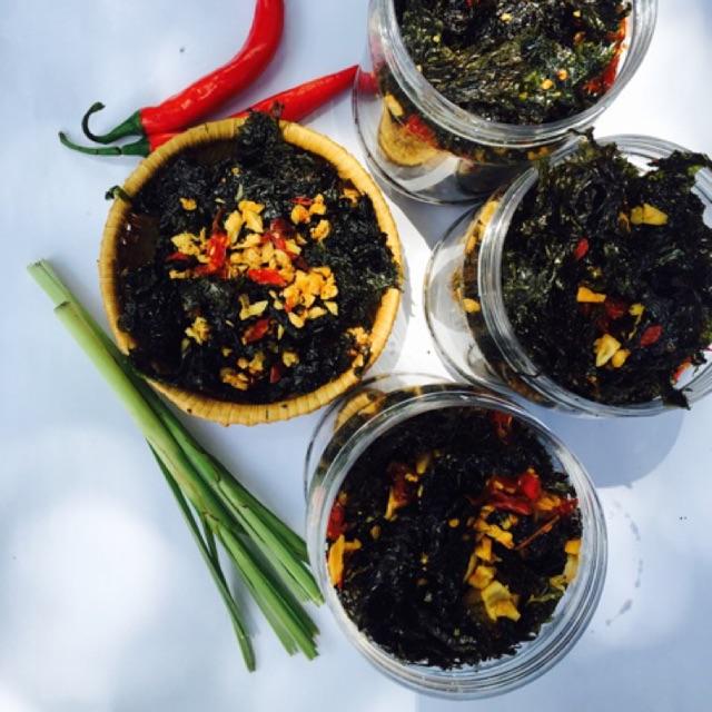 RONG BIỂN CHÁY TỎI SIÊU NGON 100G