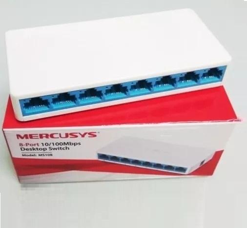 Switch Chia Mạng 8 cổng Mercusys MS108 (Trắng) 10/100Mbps