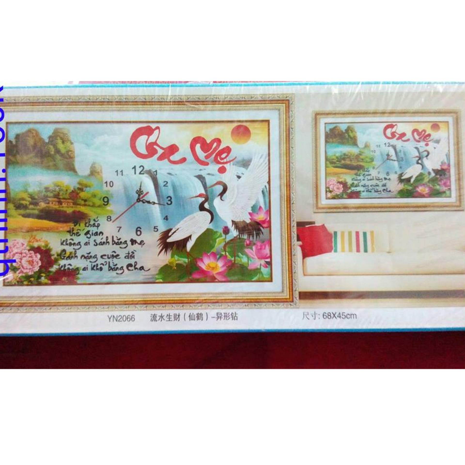 Tranh đính đá Cha mẹ DF303
