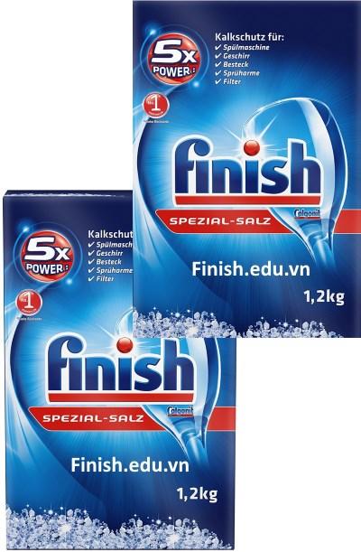 Muối rửa bát Finish 2,4kg ( hàng nhập Đức )