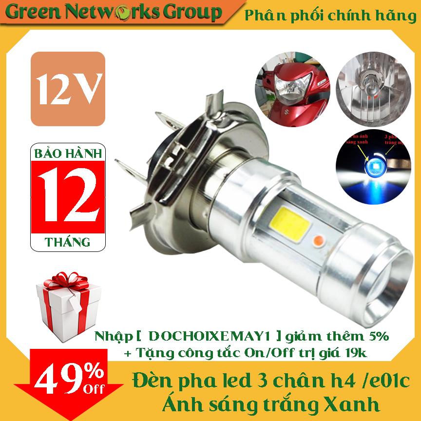 Đèn pha led 3 chân h4 /e01c GreenNetworks
